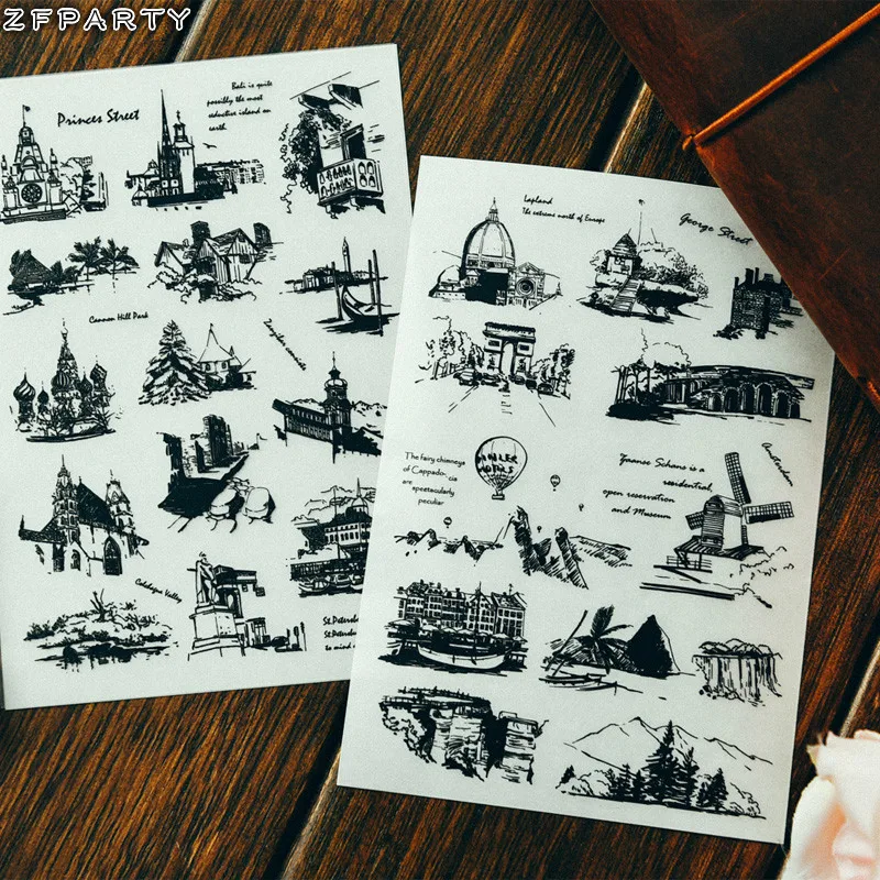 ZFPARTY дорожный набор для скрапбукинга DIY проектов/фотоальбома/открыток рукоделия