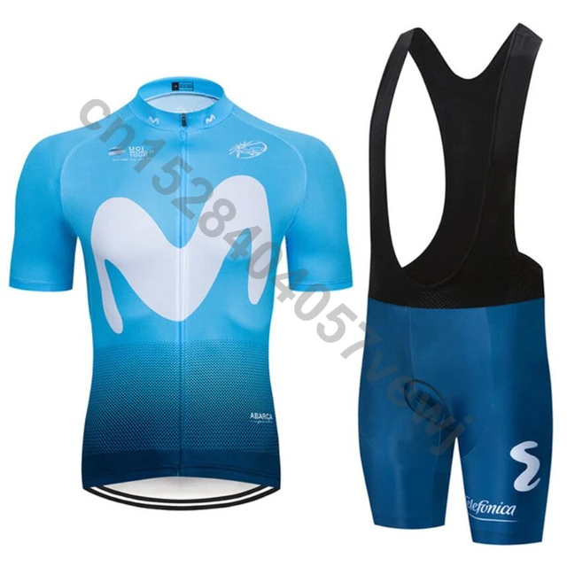 set 3 Movistar, мужская летняя велосипедная майка, горный стиль, короткий рукав, Джерси, дышащий, одежда для велоспорта, Майо, Ropa Ciclismo Hombre D4 - Цвет: set 3