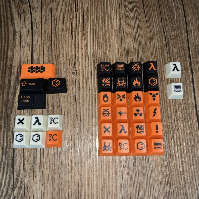 Углеродные колпачки 5 поверхностей краситель Sub Profile 104 Key ANIS Layout Augment 12 keycap для