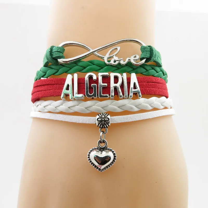 Подвеска для браслета infinity love algeria браслет в форме сердца женщин и мужчин