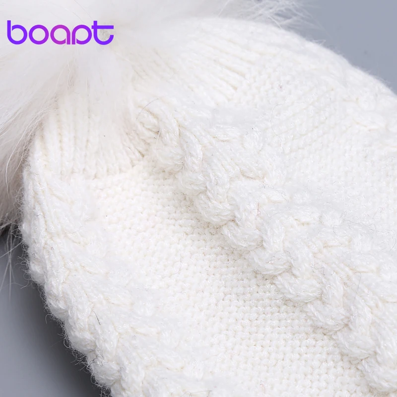 [boapt] подлинный шерсть кролик реальный натуральный енот мех зима тепло бархат