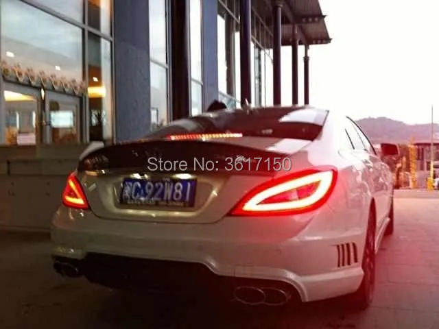 W218 спойлер для багажника из углеродного волокна подходит CLS350 CLS550 CLS63 AMG заднее