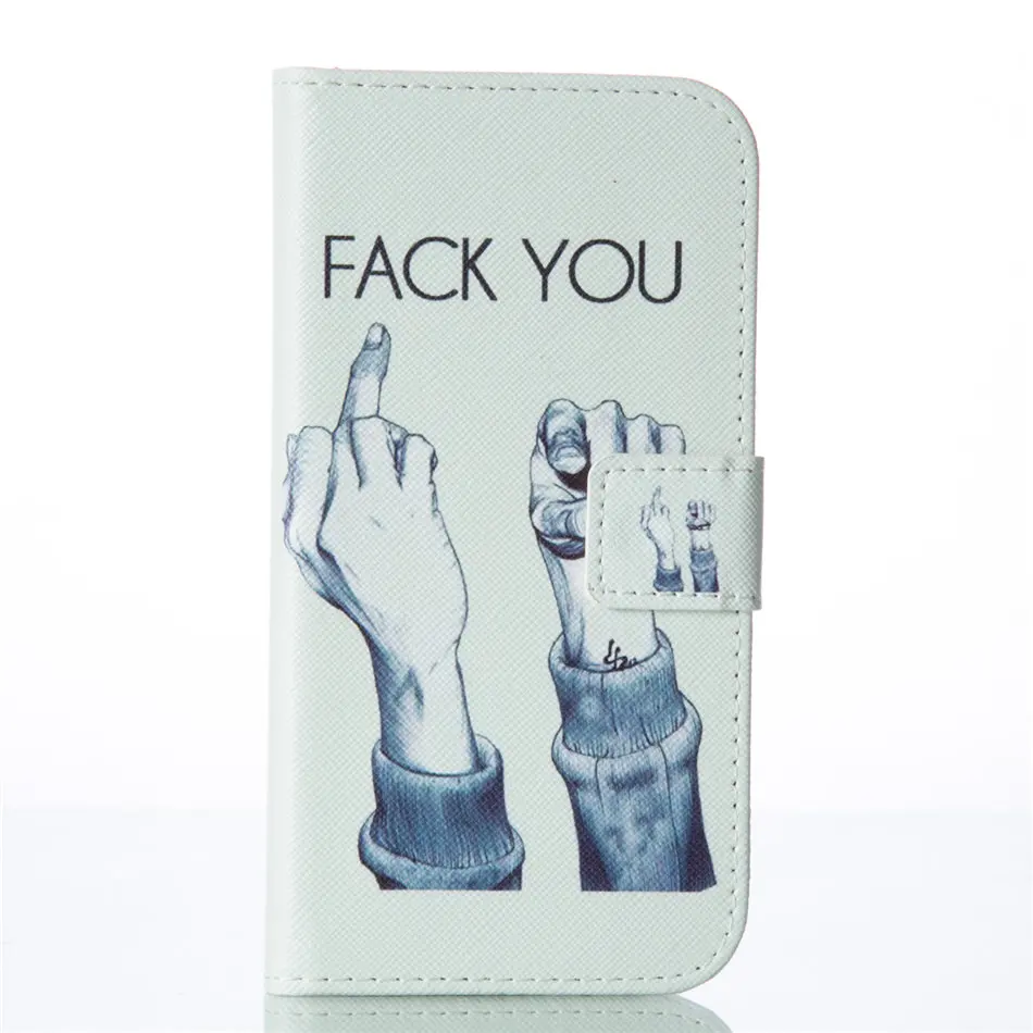 Fack You Роскошные Чехлы-бумажники для huawei P30 Lite Honor 8A 10 Y6 Pro Y7 Y8 Y9 Nova 4 4e слот для карт бизнес Чехлы P06Z - Цвет: Fack You