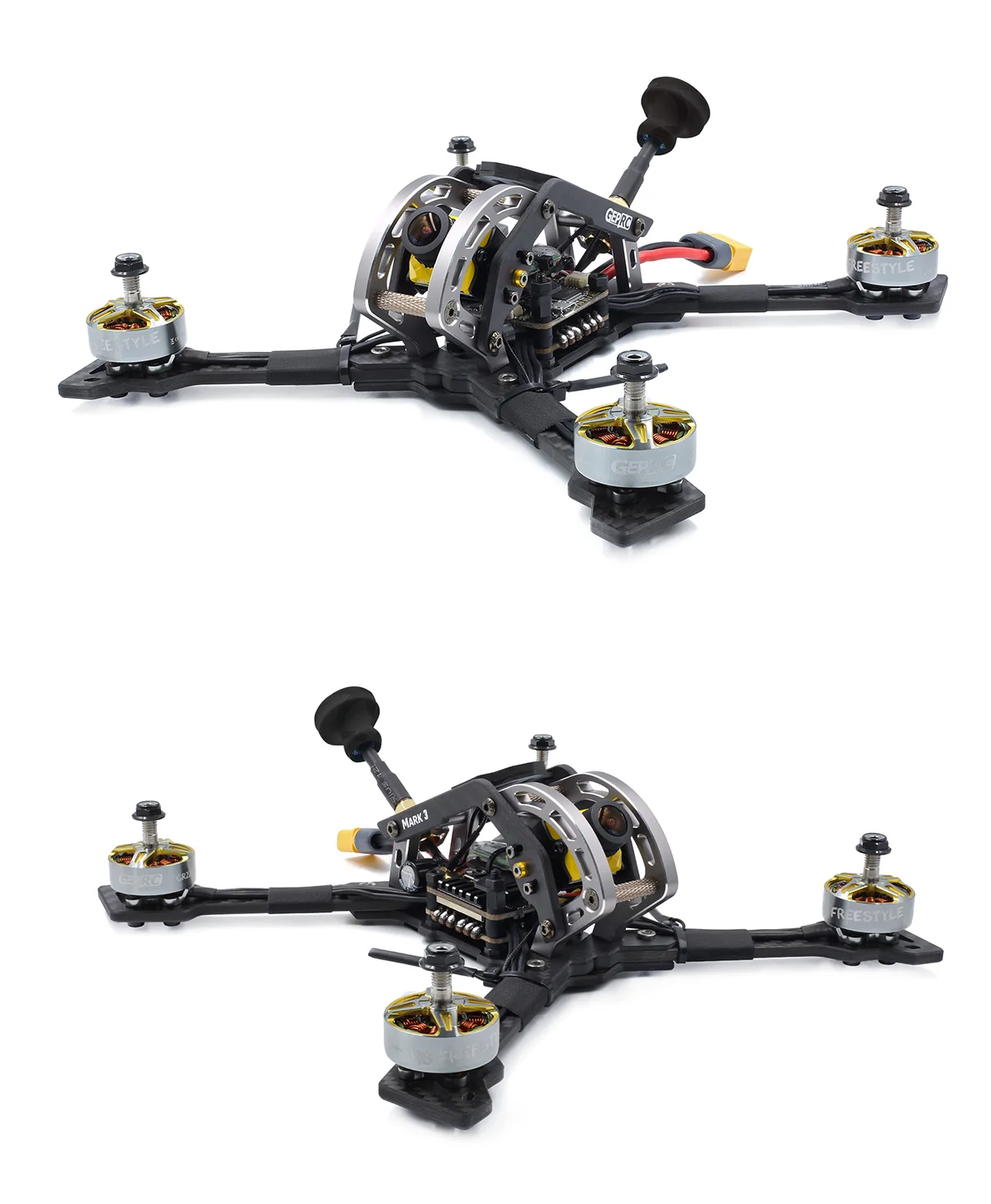GEPRC Mark3 H5 225 мм FPV гоночный Дрон с контроллером полета SPAN F4 40A/50A ESC 48CH 5,8G VTX+ Caddx Ratel 2,1 мм FPV камера