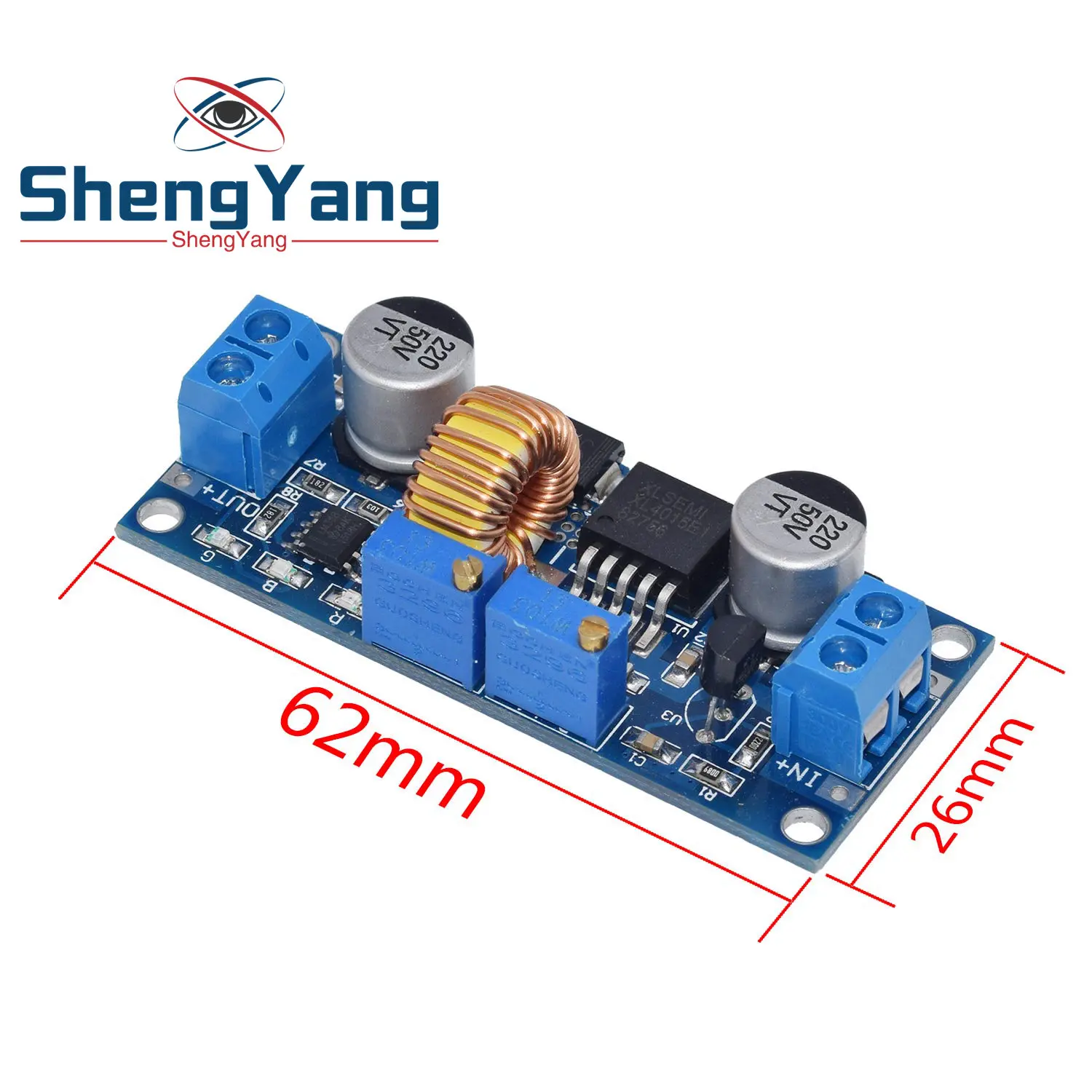 Понижающий модуль ShengYang XL4015 зарядная плата для литиевых батарей 5A DC to CC CV