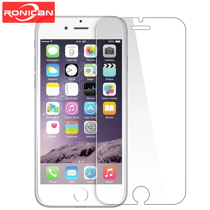 Ультратонкое закаленное стекло 9H для iPhone 7 8 6 6S Plus Защитная пленка экрана XS Max XR X 5 5S