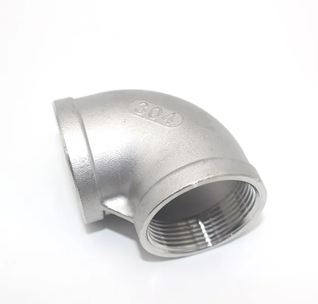 

3/4"Elbow 90 Degree Angled F/F Stainless Steel SS304 Female* FemaleThreaded Pipe Fittings