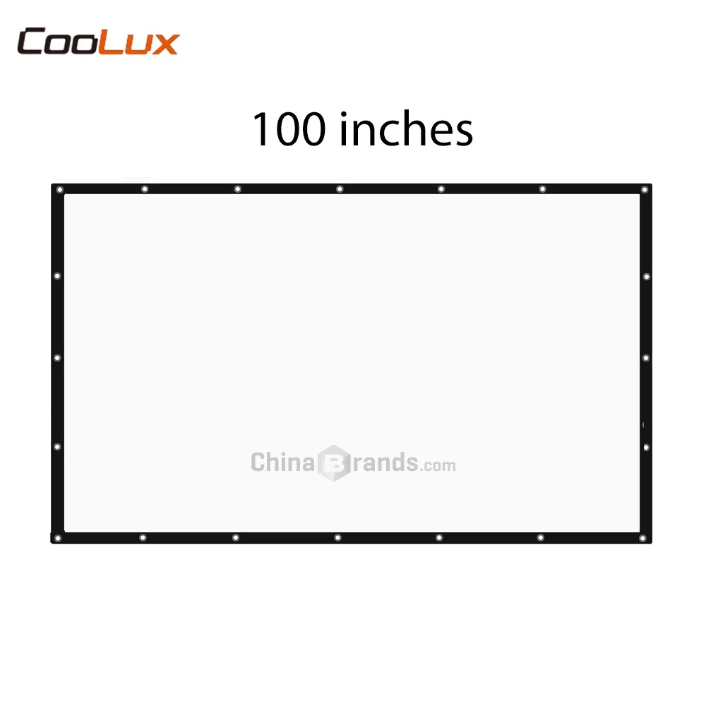 Проектор экран 100 дюймов 16:9 Портативный Настольный складной ПВХ 3D очки домашний