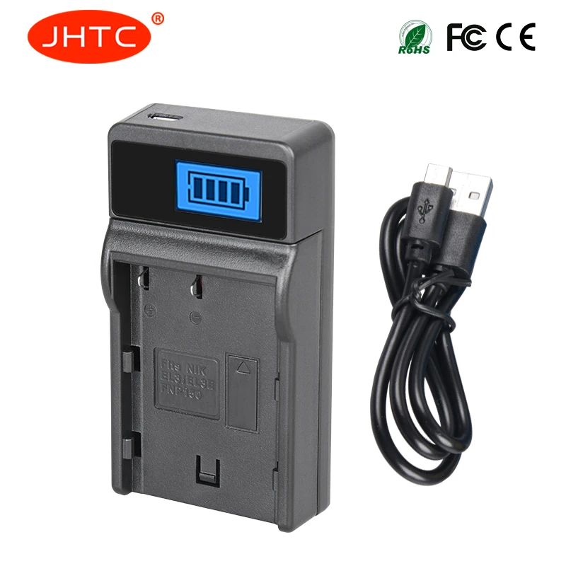 JHTC EN-EL3e ENEL3e EN EL3e USB зарядное устройство для Nikon D70S D80 D90 D50 D300S D300 D100 D20 с ЖК-дисплеем зарядное устройство для камеры
