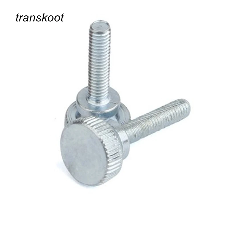 10 шт. винты для компьютера из углеродистой стали|screw steel|knurled headm5 flat head screw |
