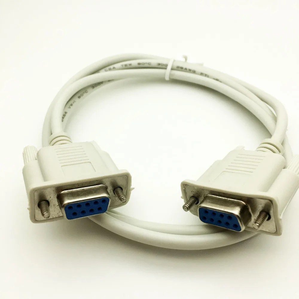 Новый 1 5 M Серийный RS232 9 Pin Женский DB9 контактный кабельный удлинитель для