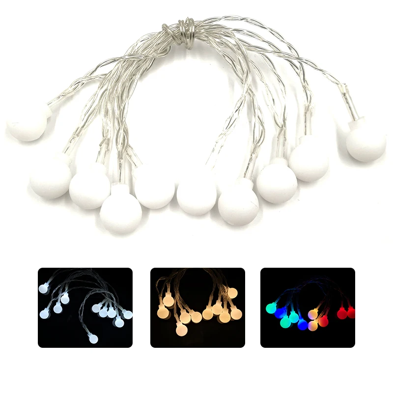 10 метров Глобус светодиодные гирлянды на батарейках Сказочный свет украшение