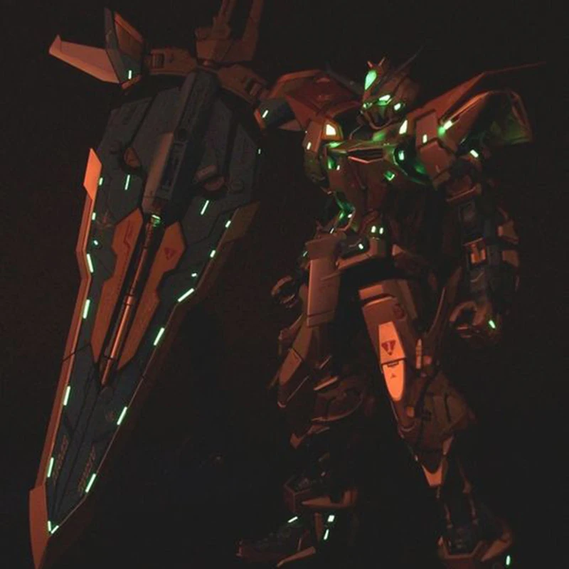 Светящаяся наклейка Gundam 1 шт. 10 х5 см клейкая светящаяся бумага 12 цветов экшн