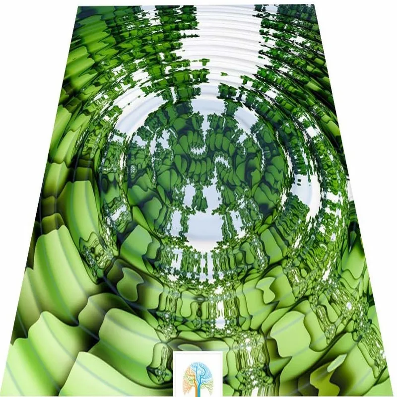 Бесплатная доставка новые 3D обои с волнистым движением напольные для гостиной