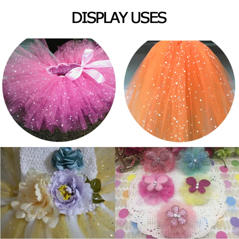Блестящая женская юбка пачка аксессуары для юбки пачки из органзы 13 см * 22 м|tutu