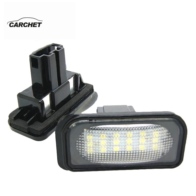 CARCHET 12V white Led Canbus Car Styling LED Lamp Number License Plate Lights 3W For Mercedes Benz W203 4D Sedan W211 R171 W219 |