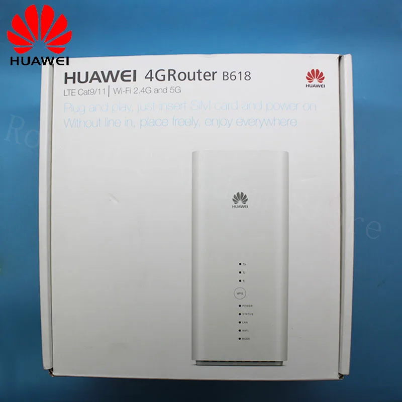Беспроводной маршрутизатор Huawei B618 беспроводной с антенной 4G LTE FDD800/900/1800/2100/2600 МГц