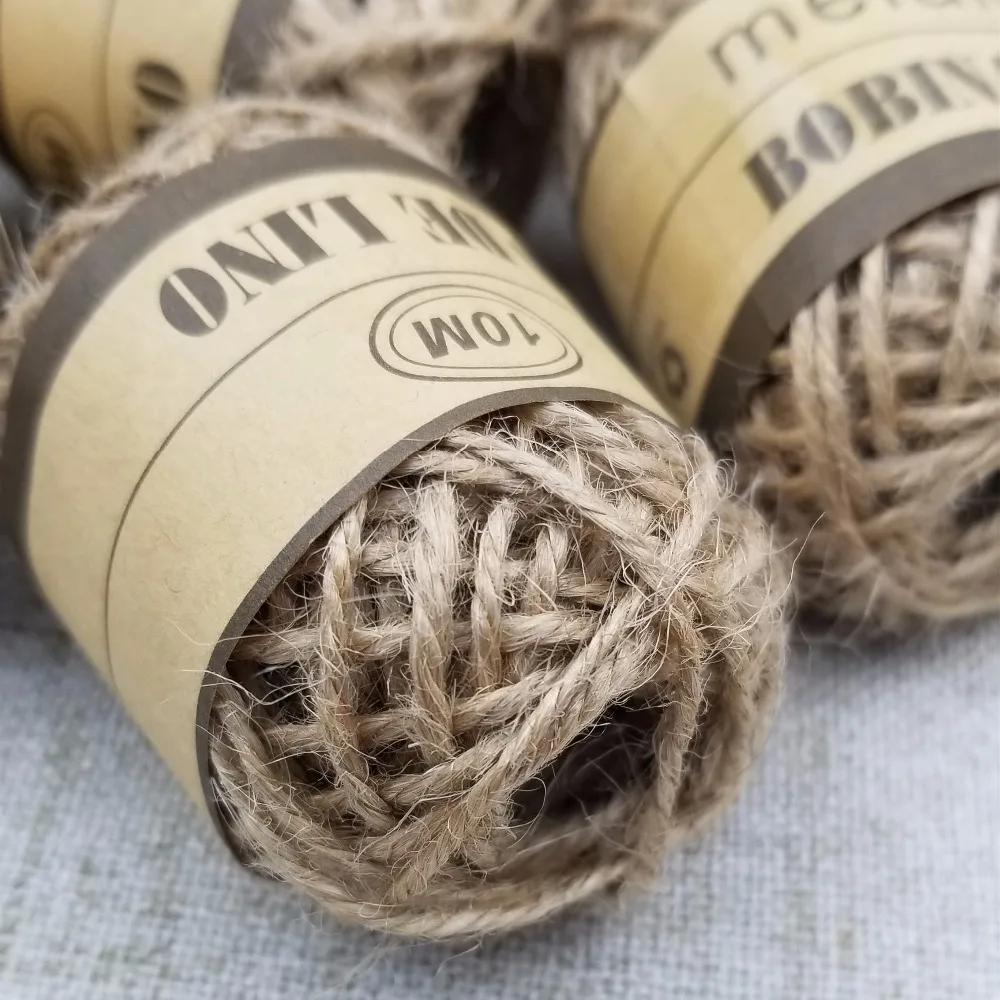 Недорогой джутовый шнур из натурального шпагата 10 м/лот веревка для