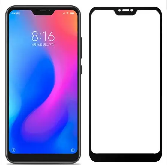 Стекло для Xiaomi A2 Lite 2.5D 9H с полным покрытием закаленное стекло Защитная пленка