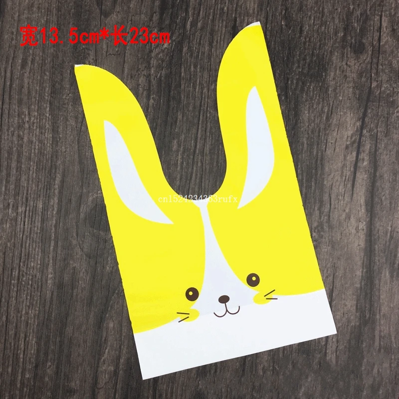 2000pcs Cute Rabbit Ear Cookie Bags Gift Candy Biscuits Bag Snack Baking Package Easter Event Party Supplies | Дом и сад