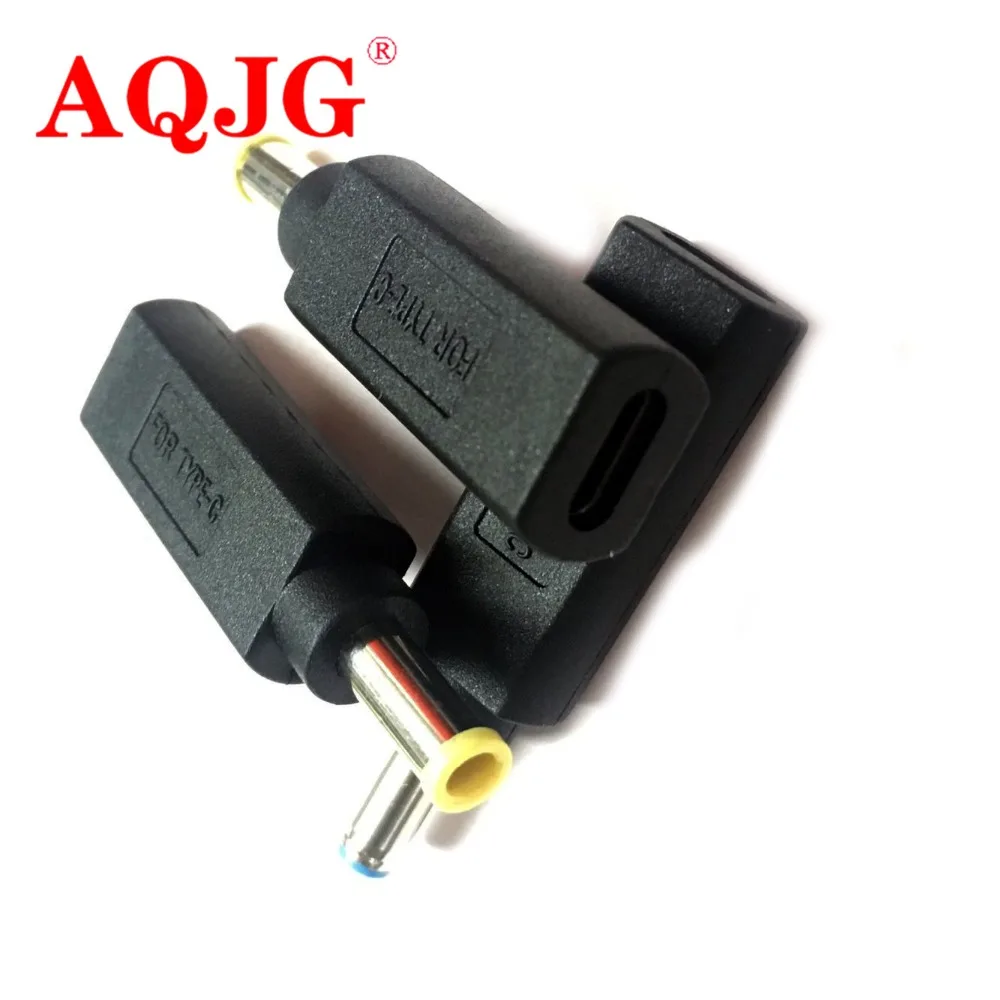 Адаптер USB 3 1 Type C Женский Для DC 4 0 7 мм/3 0*1 0/7 4*0 6 Мужской адаптер для зарядки питания