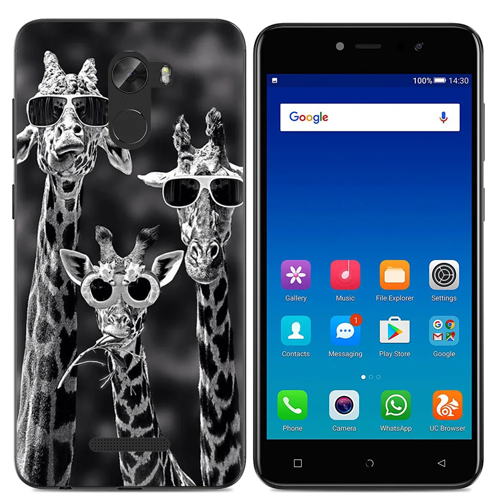 14 Чехол для телефона Gionee A1 Lite, 5,3 дюймов, милый мультяшный высококачественный мягкий чехол из ТПУ с рисунком, силиконовый чехол - Цвет: 14