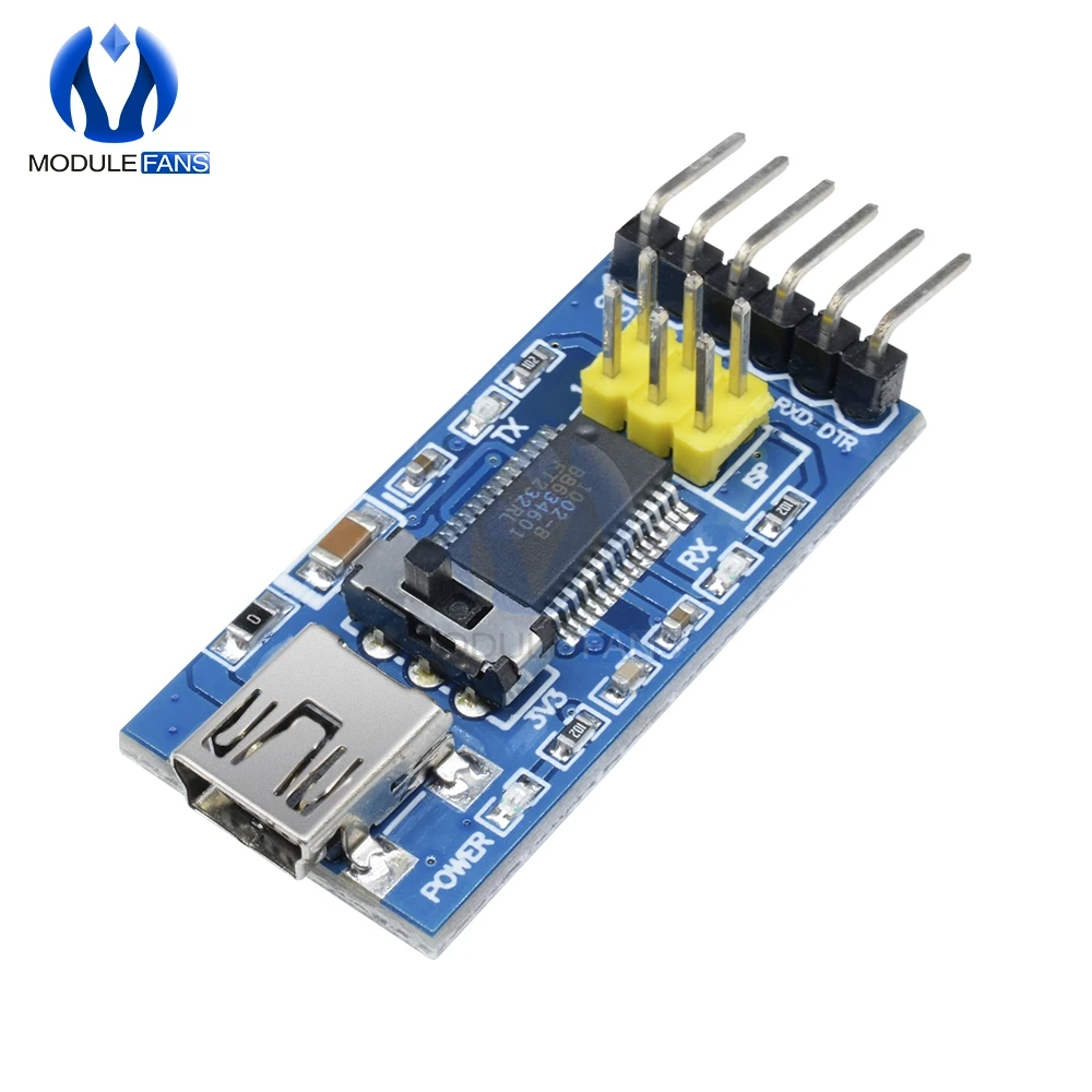 FT232RL FT232 FTDI USB 3,3 В 5,5 В к ttl последовательный адаптер модуль мини порт для Arduino Pro до 232 основной программы загрузчик
