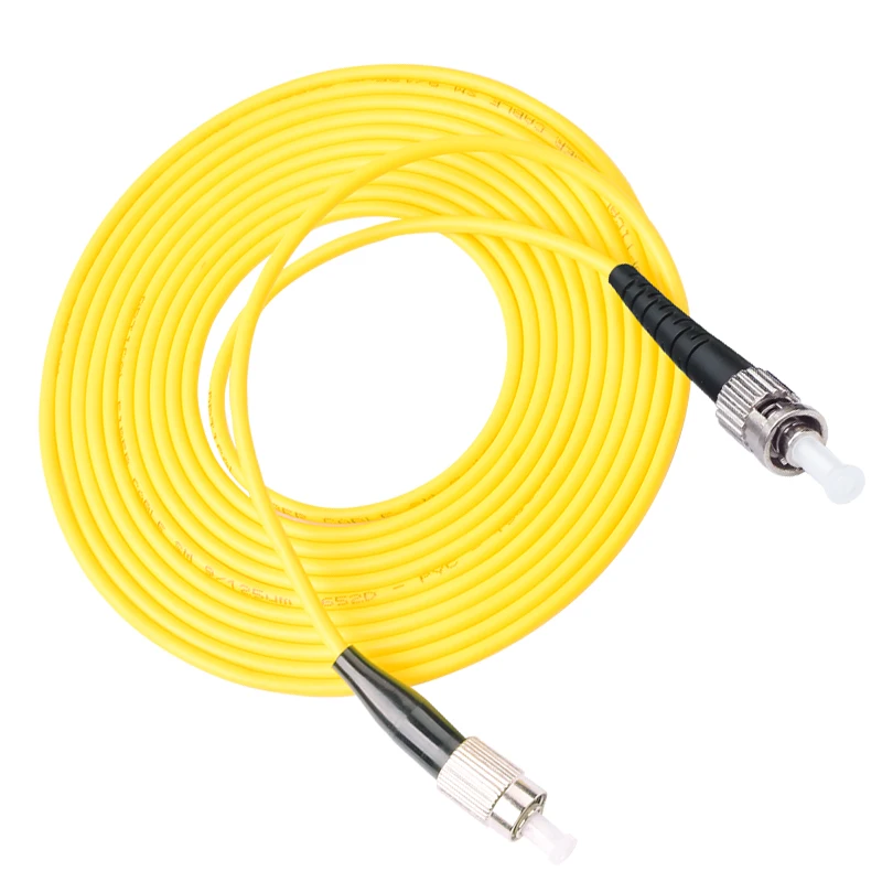 

10pcs ST/UPC-FC/UPC Singlemode SM Simplex2.0mmFiber Optical Jumper Fiber Optic Patch Cord 1m/3m/5m/10m/30m/50m