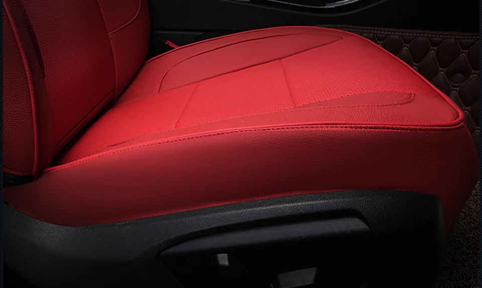 Пользовательские кожаные чехлы для автомобильных сидений для vw golf 4 5 VOLKSWAGEN polo 6r 9n passat b5 b6 b7 Tiguan аксессуары чехлы для сидений автомобиля