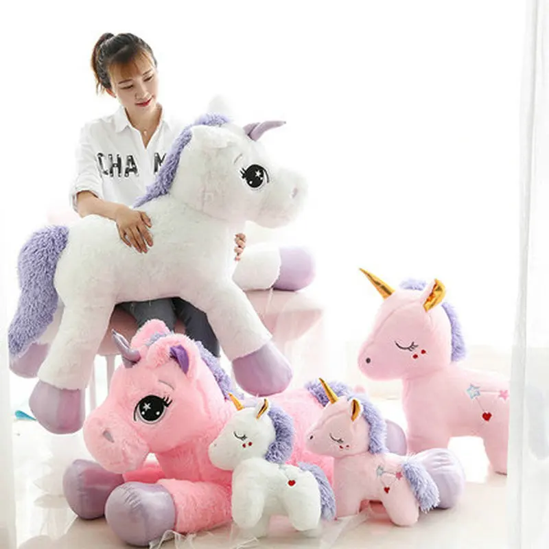Игрушка плюшевая единорог 110 см|Мягкие игрушки животные| |