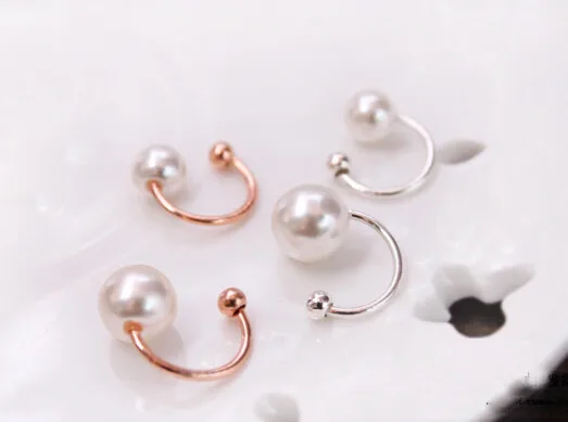 Женские клипсы с искусственным жемчугом серьги не пирсинг ушные манжеты