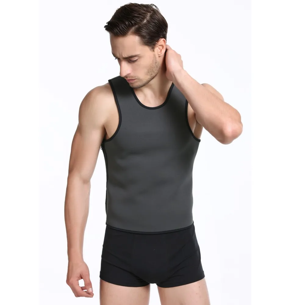 Серый Г. Лидер продаж мужские спортивные Shaperwear неопрена талии тренер Фитнес для похудения Нижнее Бельё для девочек жилет Средства ухода за кожей Shaper Вес потери Cincher - Цвет: Серый