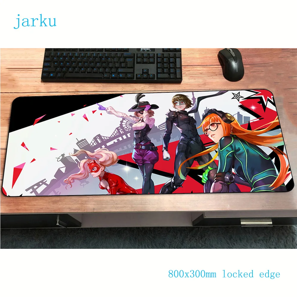 Persona 5 Коврик для мыши геймер высокого класса 800x300x2 мм notbook коврик для мыши игровой коврик для мыши большой милый коврик для мыши стол для компьютера коврик для мыши