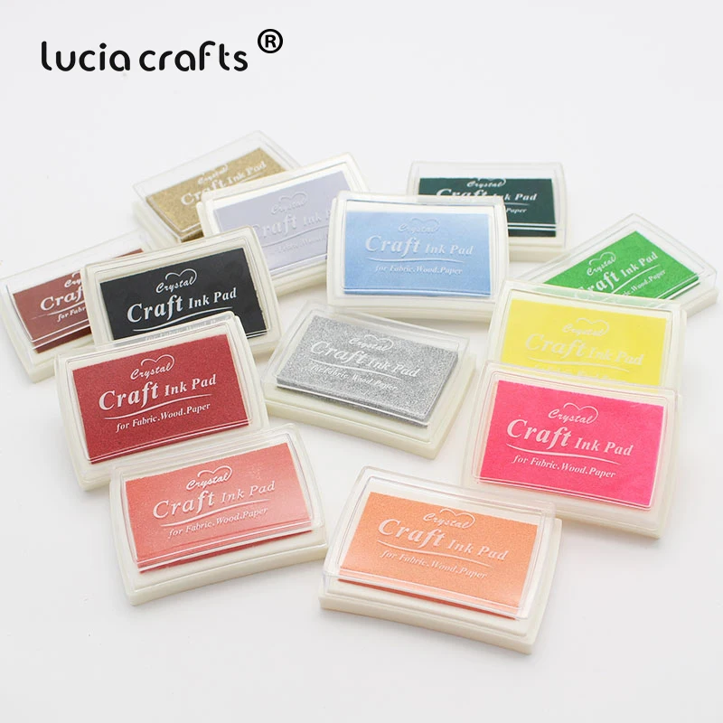 Lucia crafts 1 шт DIY Красочные ремесленные чернила Коврик Мультфильм Резиновые Марки