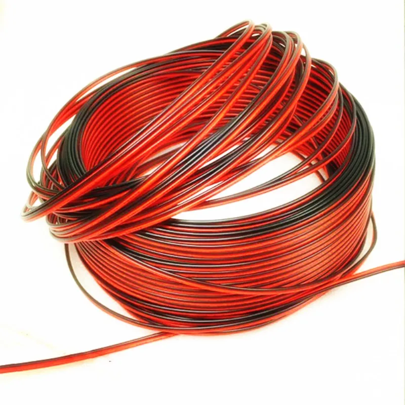 Удлинительный провод 5 м/10 м/20 м/30 м 22awg 20AWG 2Pin соединительный кабель шнур для ленты