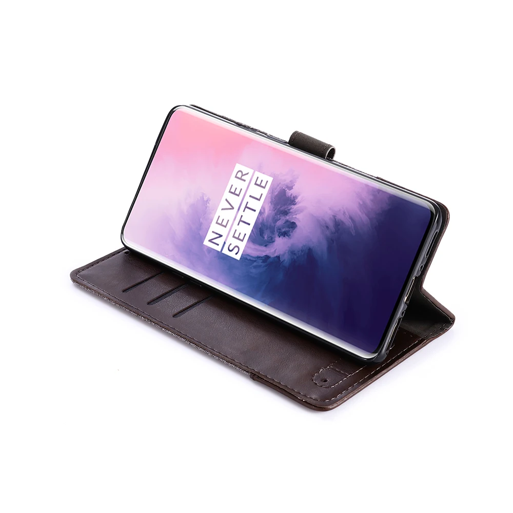 Чехол MUXMA для Oneplus 7 7Pro, Холщовый откидной кожаный чехол для Oneplus 5 5T 6 T, Магнитный чехол-кошелек, сумка для телефона с отделениями для карт