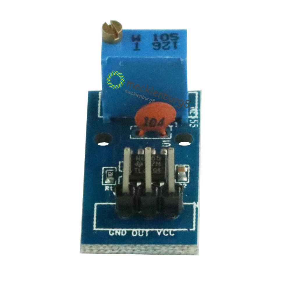 2 шт. Регулируемый резистор NE555 генератор частоты импульса модуль для Arduino smart car 5в