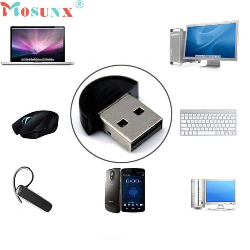 Mecall Новый мини USB Bluetooth ключ адаптер для портативных ПК Win Xp Win7 8 iPhone 4GS 5GS Rise