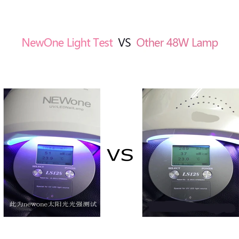 SUN ONE 48 Вт автоматический датчик UVLEDLamp Сушилка для ногтей гель лака 365 405nm двойной
