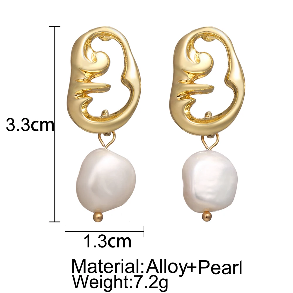 Женские винтажные серьги IF ME серьги-капельки из натурального пресноводного