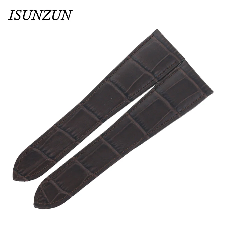 Часы isunzun Band для Cartier W7100037/W7100041 ремешок из натуральной кожи мужчин и женщин