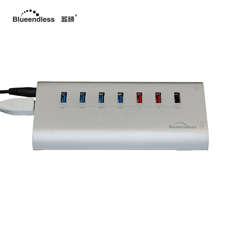 7 в 1 5 Гбит/с Настольный концентратор высокоскоростной usb3.0 считыватель данных