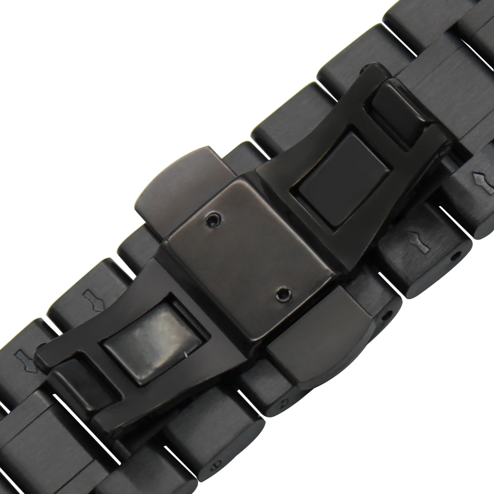 Ремешок из нержавеющей стали 22 мм для часов Pebble Time Moto 360 2 46 Huawei Watch (Classic) Vector Amazfit