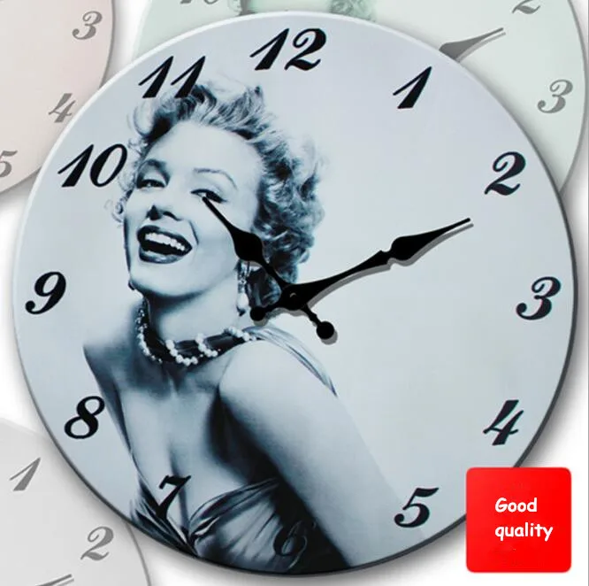 Американские высококачественные декоративные часы антикварные Звезда Монро