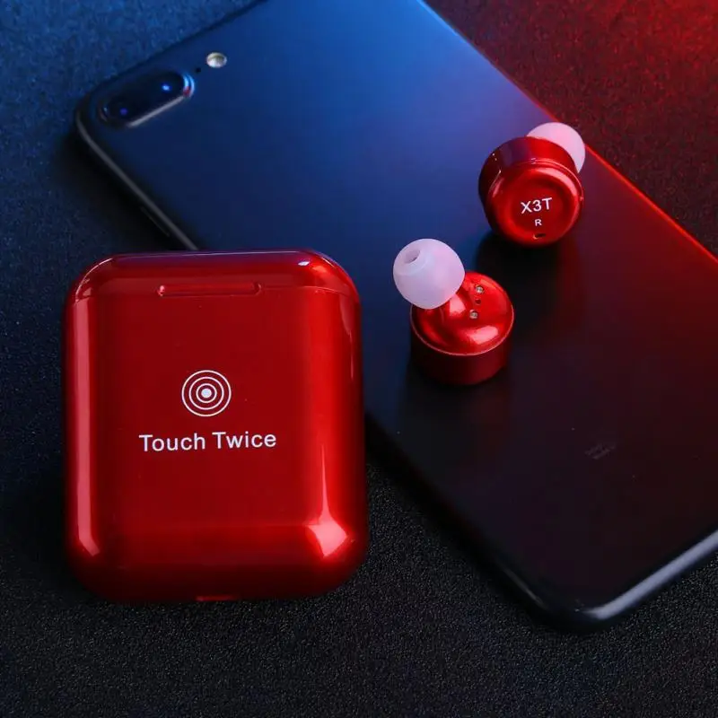 Новые X3T Беспроводные Bluetooth 4,2 многофункциональные кнопочные гарнитуры мини TWS Touch operation Stero наушники 6 цветов