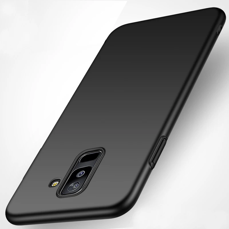 YonLinTan Coque чехол для samsung galaxy A6 A 6 A6S Plus Жесткий ПК на роскошный простой, матовый Защитная задняя панель для телефона Etui