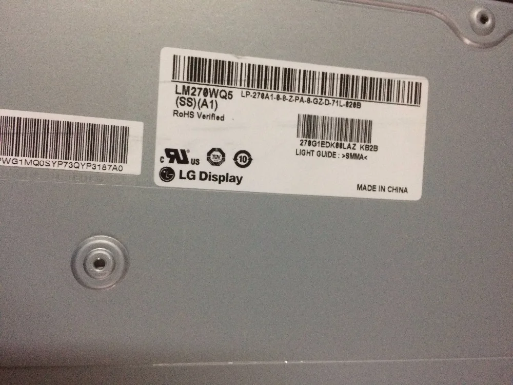 LM270WQ5 SS A1 SSA1 Оригинальный ЖК экран LTM270DL11 для Dell U2717D|Промышленные компьютеры и
