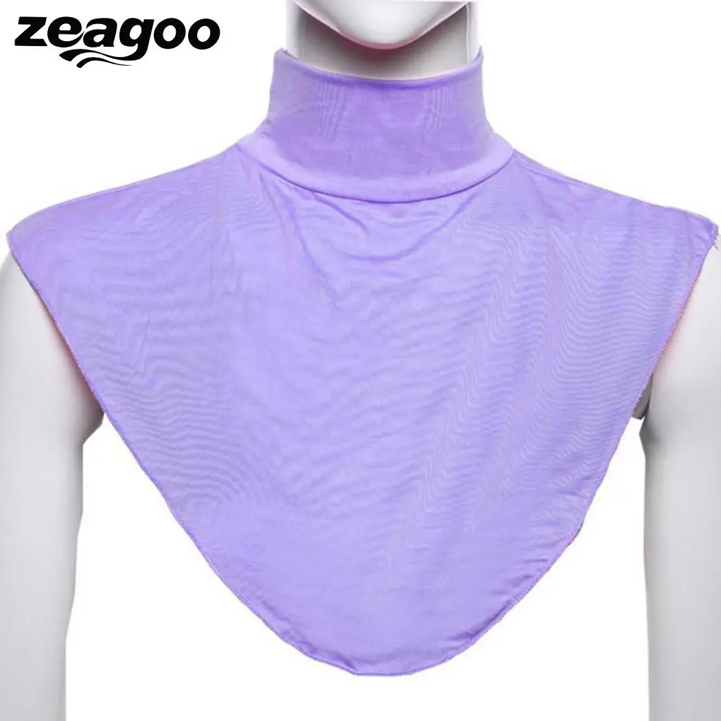 Zeagoo Новый исламистского движения мягкая эластичная петля Твердые воротник шарф