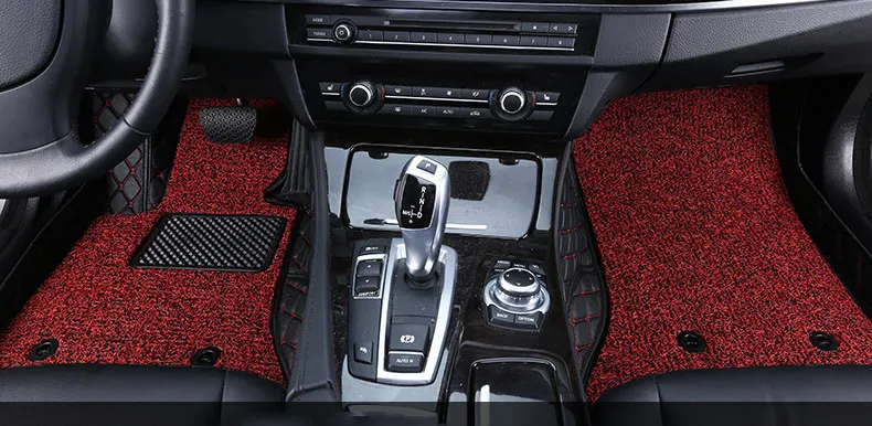 Автомобильный Коврик ковров Земле Коврики для vw golf 4 6 7 Гольф gti mk4 mk5 mk7 Гольф 7 touareg tiguan L