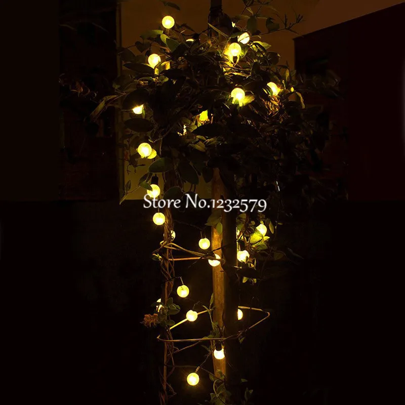 Светодиодная уличная гирлянда на солнечной батарее 5 м 20 светодисветодиодный|light